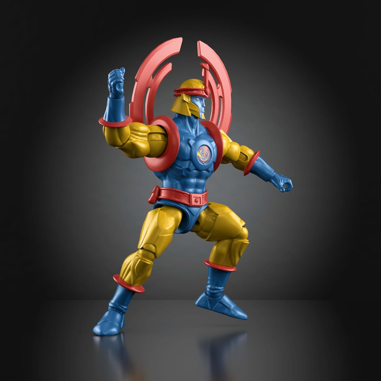 Masters of the Universe Origins 200X Sy-Klone 5.5in Action Figure | MOTU Cartoon Collection Figure, 1980s TV Inspired Human Tornado with Lenticular Chest Design, Heroic Warrior