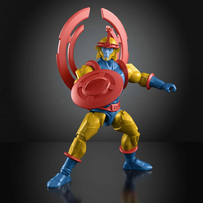 Masters of the Universe Origins 200X Sy-Klone 5.5in Action Figure | MOTU Cartoon Collection Figure, 1980s TV Inspired Human Tornado with Lenticular Chest Design, Heroic Warrior