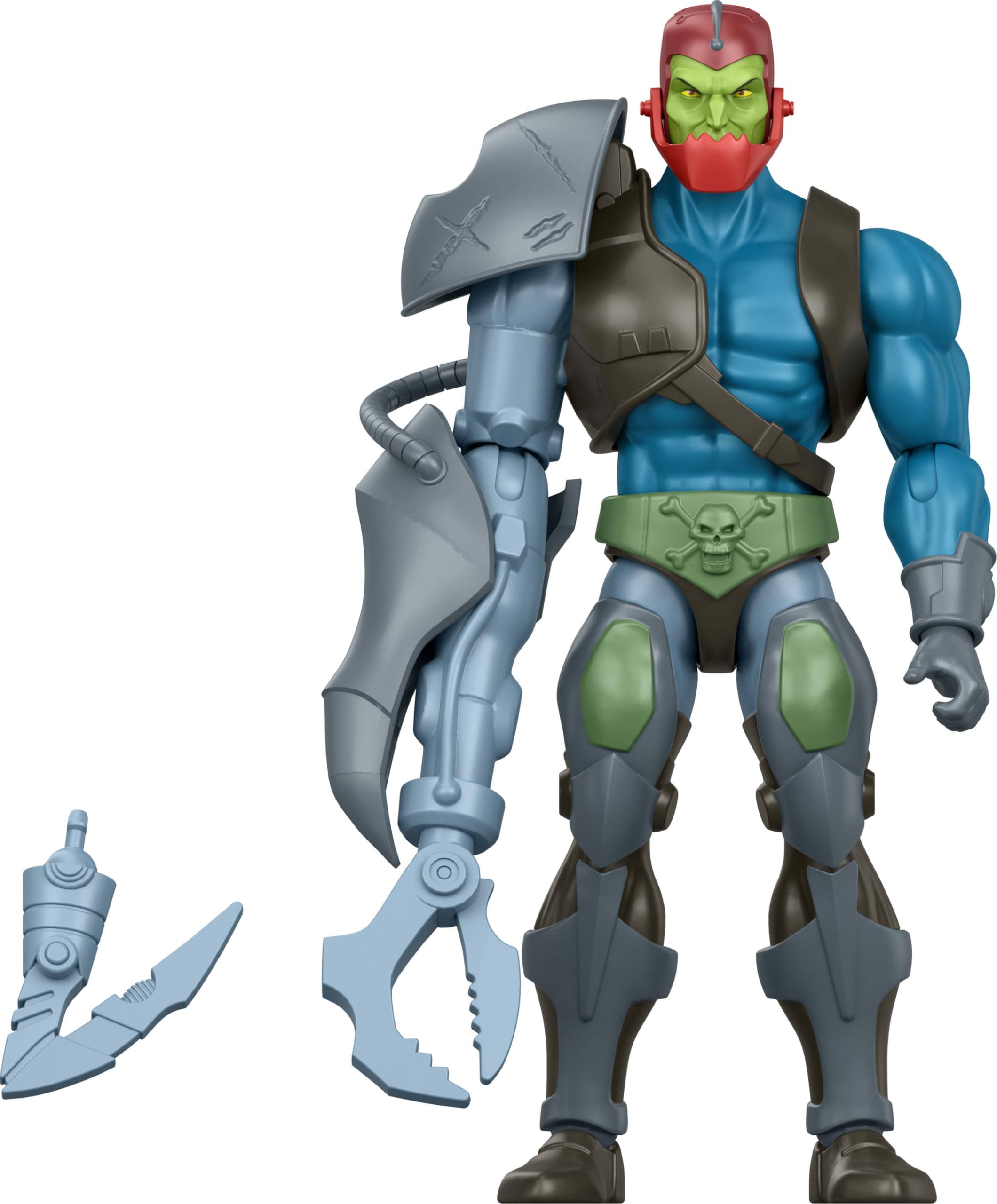 Masters of the Universe Origins 200X Trap Jaw 5.5in Action Figure | MOTU Cartoon Collection Villain Figure, 1980s TV Inspired Evil Warrior with Arm Claw & Hook Accessories