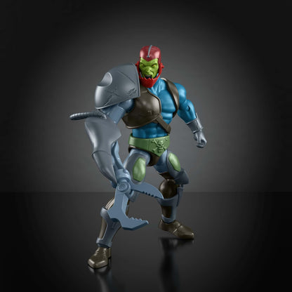 Masters of the Universe Origins 200X Trap Jaw 5.5in Action Figure | MOTU Cartoon Collection Villain Figure, 1980s TV Inspired Evil Warrior with Arm Claw & Hook Accessories