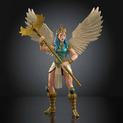 Masters of the Universe Origins 200X Sorceress Action Figure | MOTU Cartoon Collection Heroic 5.5 Inch Figure, 1980s TV Inspired Guardian of Castle Grayskull, Winged Staff Accessory