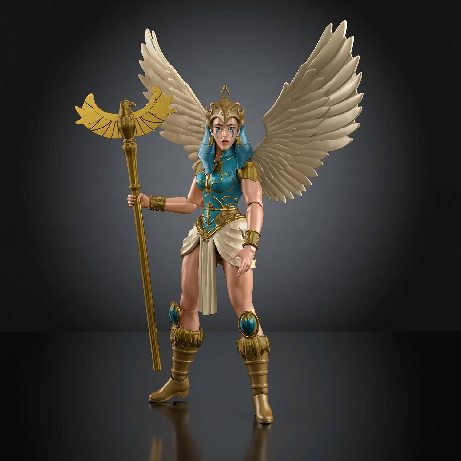Masters of the Universe Origins 200X Sorceress Action Figure | MOTU Cartoon Collection Heroic 5.5 Inch Figure, 1980s TV Inspired Guardian of Castle Grayskull, Winged Staff Accessory