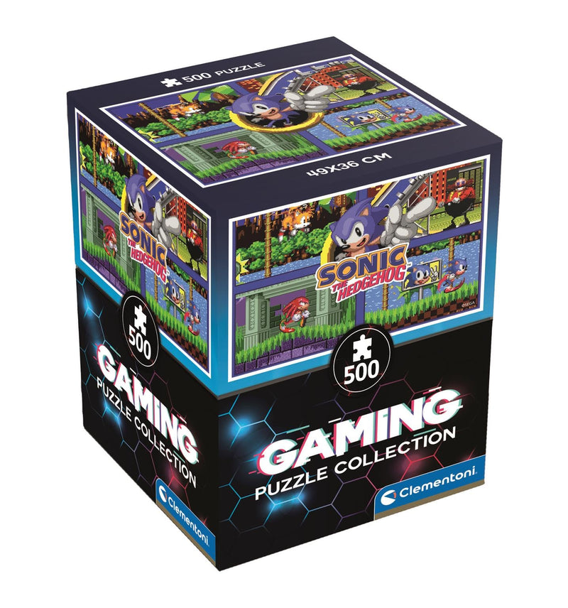 Clementoni SEGA Sonic 500 Teile | Sonic Puzzle Erwachsene in 49 x 36 cm - Puzzle Erwachsene anspruchsvoll von Clementoni 35808