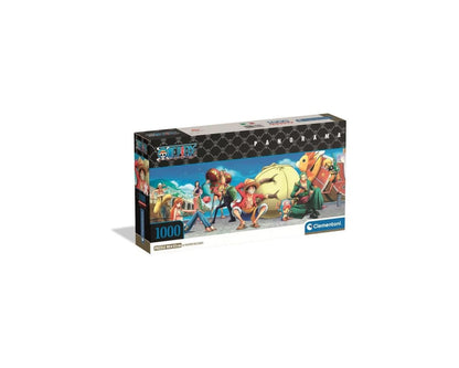 Clementoni Puzzle Panorama One Piece 1000 Stücke, Compact Box | für Erwachsene 14 - 99 Jahre, Geschenk für Mann und Frau, Made in Italy, 37075