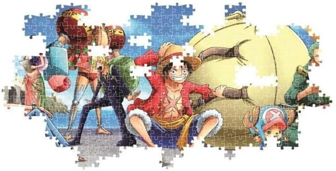 Clementoni Puzzle Panorama One Piece 1000 Stücke, Compact Box | für Erwachsene 14 - 99 Jahre, Geschenk für Mann und Frau, Made in Italy, 37075