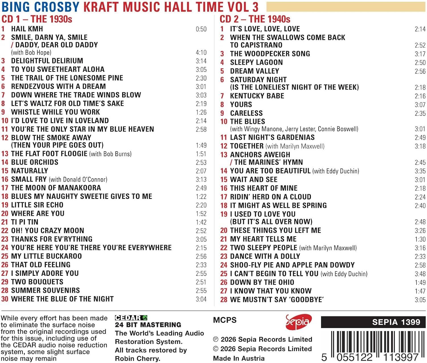 Kraft music hall time vol 3