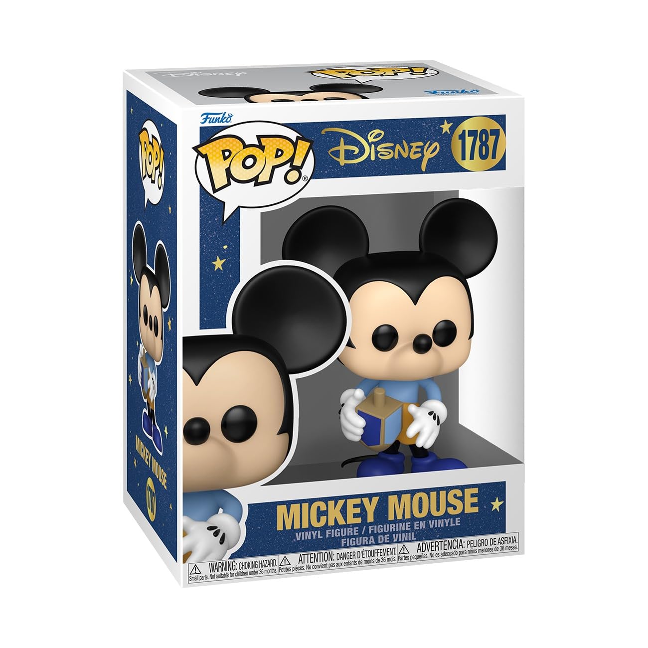 Funko POP! Disney: Hanukkah - Mickey (Dreidel) | Gadget Ufficiale - Personaggio in Vinile da Collezione da Esporre - Idea Regalo Compleanno per Fan e Collezionisti