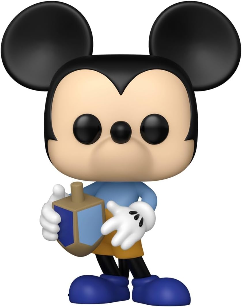 Funko POP! Disney: Hanukkah - Mickey (Dreidel) | Gadget Ufficiale - Personaggio in Vinile da Collezione da Esporre - Idea Regalo Compleanno per Fan e Collezionisti