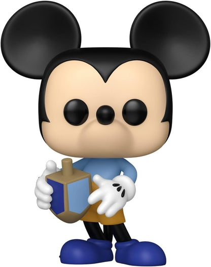 Funko POP! Disney: Hanukkah - Mickey (Dreidel) | Gadget Ufficiale - Personaggio in Vinile da Collezione da Esporre - Idea Regalo Compleanno per Fan e Collezionisti
