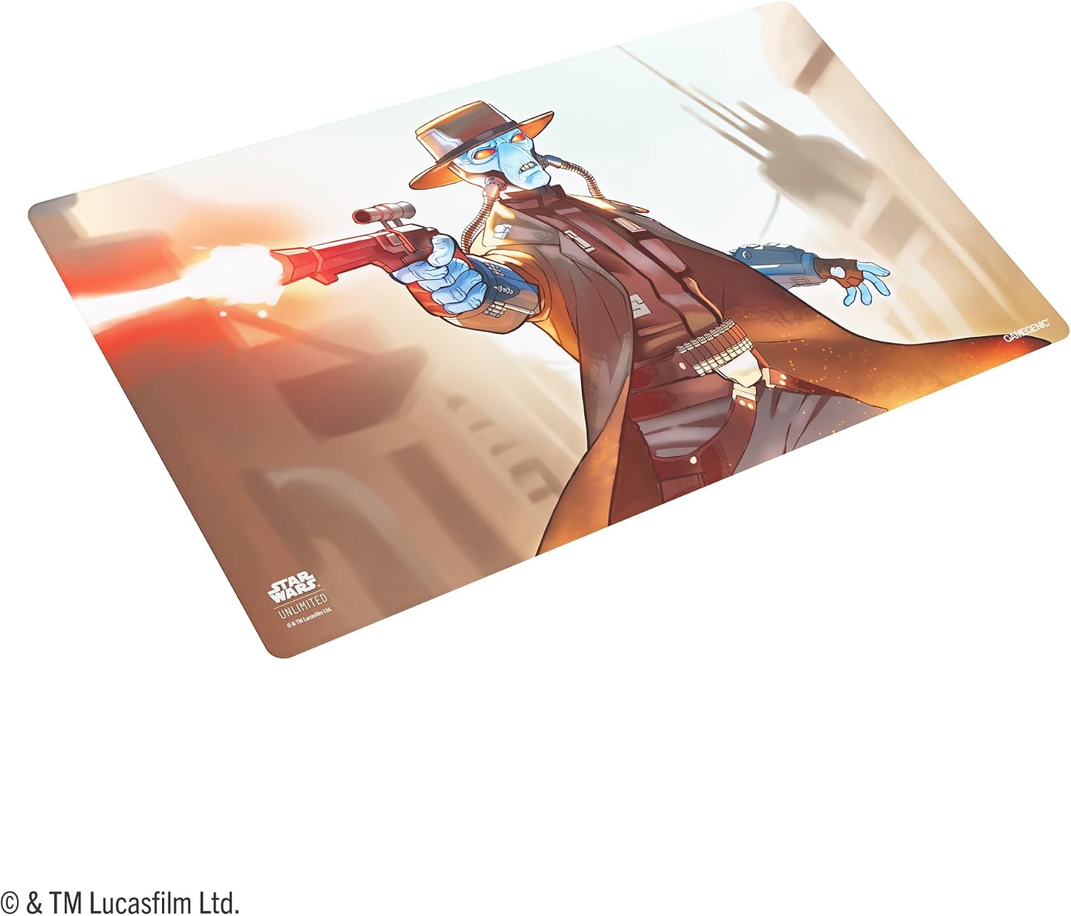 Gamegenic | Star Wars Unlimited Playmat - Cad Bane | TCG Accessory | Premium, non-slip game mat featuring official Cad Bane artwork for Star Wars: Unlimited TCG.