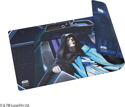 Gamegenic | Star Wars Unlimited Double-Sided Playmat - Luke vs Palpatine | A versatile double-sided mat featuring Jedi Luke Skywalker and Emperor Palpatine for epic battles.