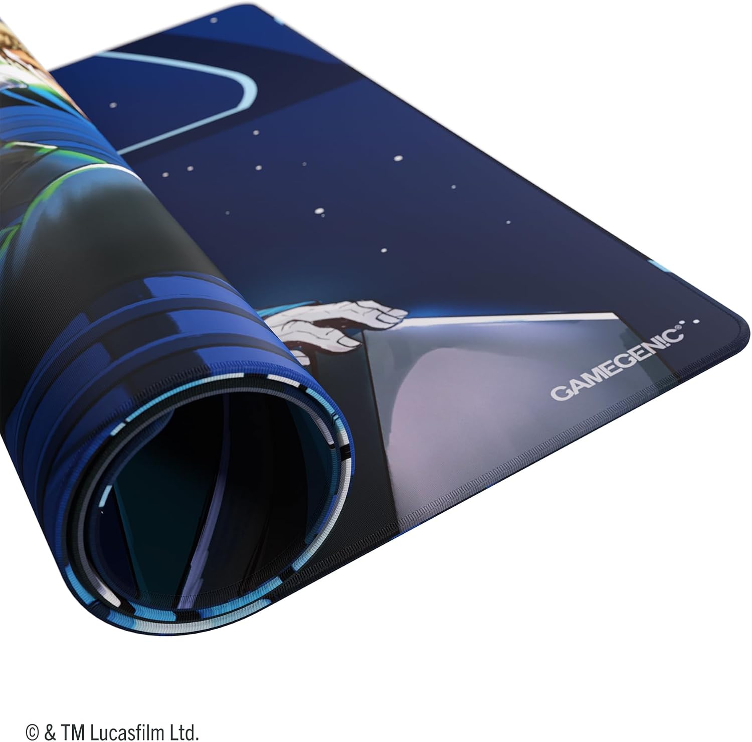 Gamegenic | Star Wars Unlimited Double-Sided Playmat - Luke vs Palpatine | A versatile double-sided mat featuring Jedi Luke Skywalker and Emperor Palpatine for epic battles.