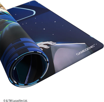Gamegenic | Star Wars Unlimited Double-Sided Playmat - Luke vs Palpatine | A versatile double-sided mat featuring Jedi Luke Skywalker and Emperor Palpatine for epic battles.