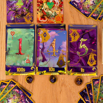 Pandasaurus Games | Beasts | Cooperative Number Climbing Suit Selection Obstacle Cards Logic Strategy Card Game | 2 To 6 Players | 20 To 30 Minutes