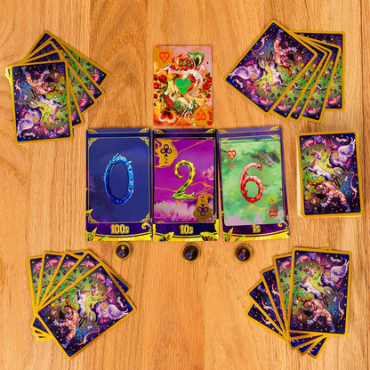 Pandasaurus Games | Beasts | Cooperative Number Climbing Suit Selection Obstacle Cards Logic Strategy Card Game | 2 To 6 Players | 20 To 30 Minutes