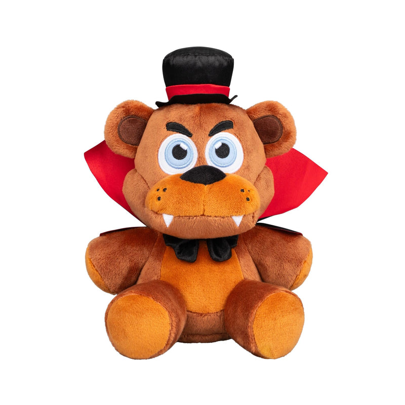 Jazwares Five Nights at Freddy’s Halloween Freddy 8-Inch Plush | Vampire Costume and Glow- In-The-Dark Eyes