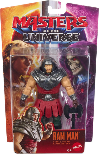 Masters of the Universe 2026 Movie Accurate Ram Man Action Figure | MOTU 5.5 Inch Hero Toy, 14 Movable Joints & Battle Axe Accessory, Jon Xue Zhang Likeness