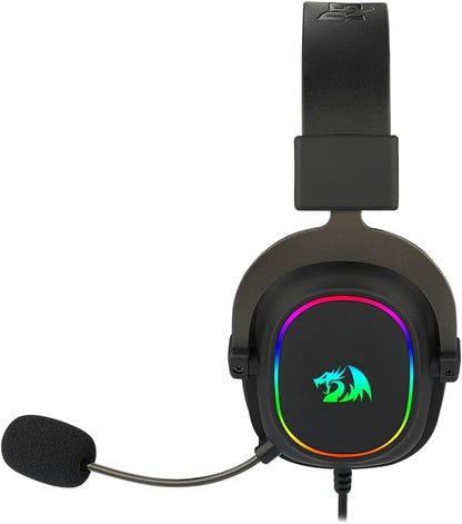 Redragon Zeus X RGB USB 7.1 Surround Sound Virtual Gaming Headset H510-RGB, Black