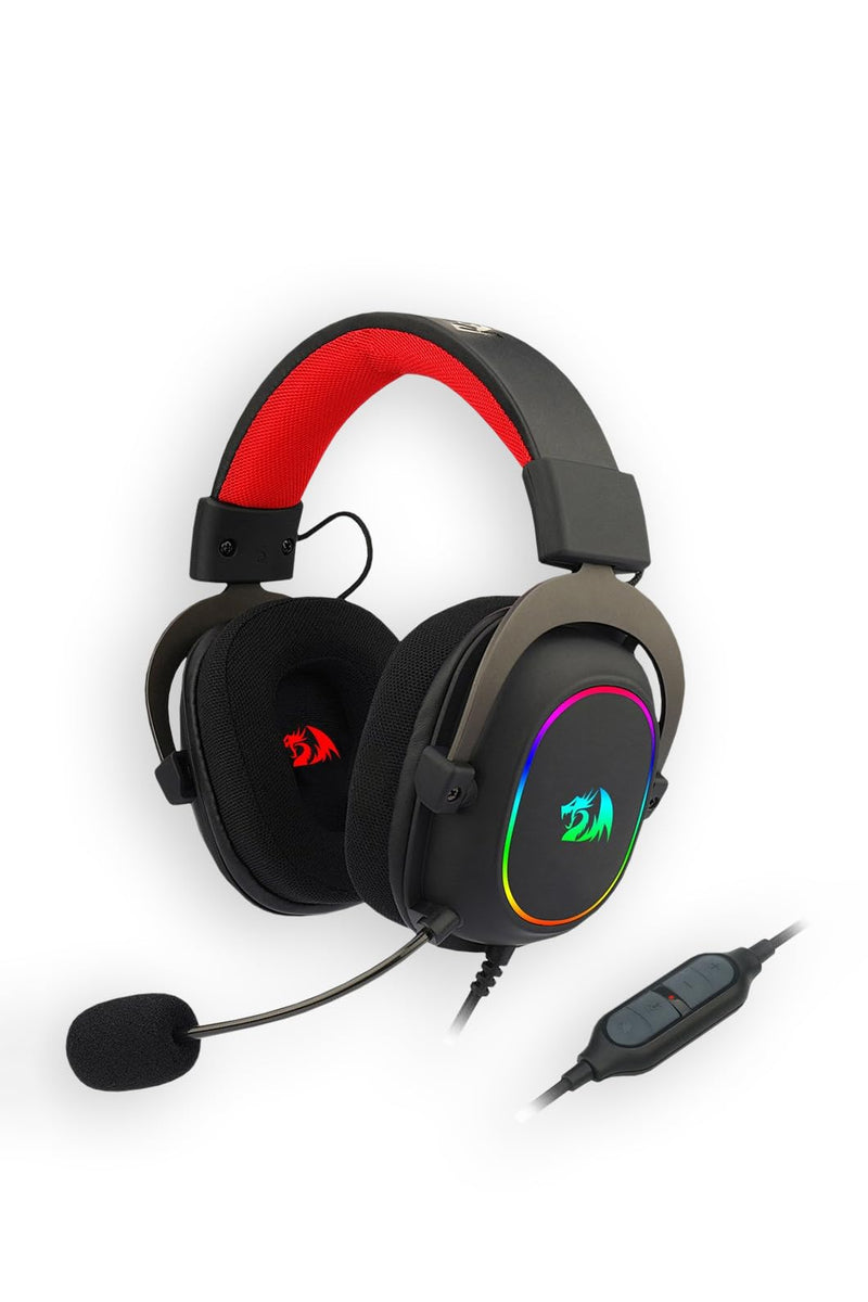 Redragon Zeus X RGB USB 7.1 Surround Sound Virtual Gaming Headset H510-RGB, Black