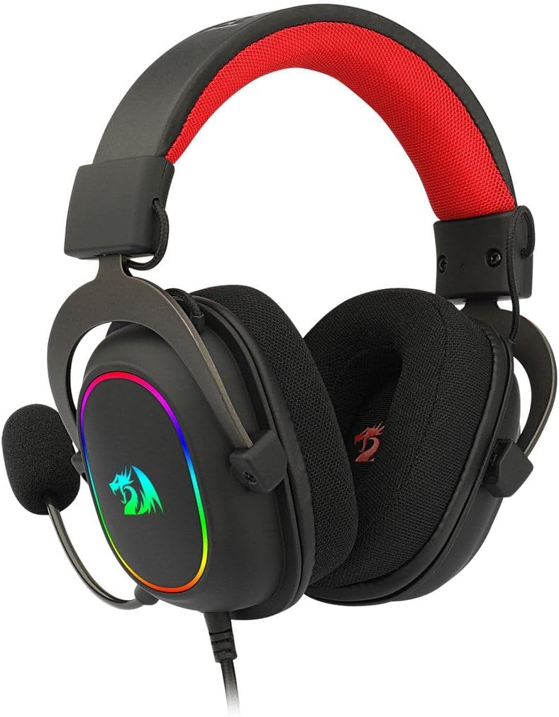 Redragon Zeus X RGB USB 7.1 Surround Sound Virtual Gaming Headset H510-RGB, Black