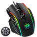 Redragon M901 Perdition MMO Wired Gaming Mouse, 19 Buttons, 12400 DPI
