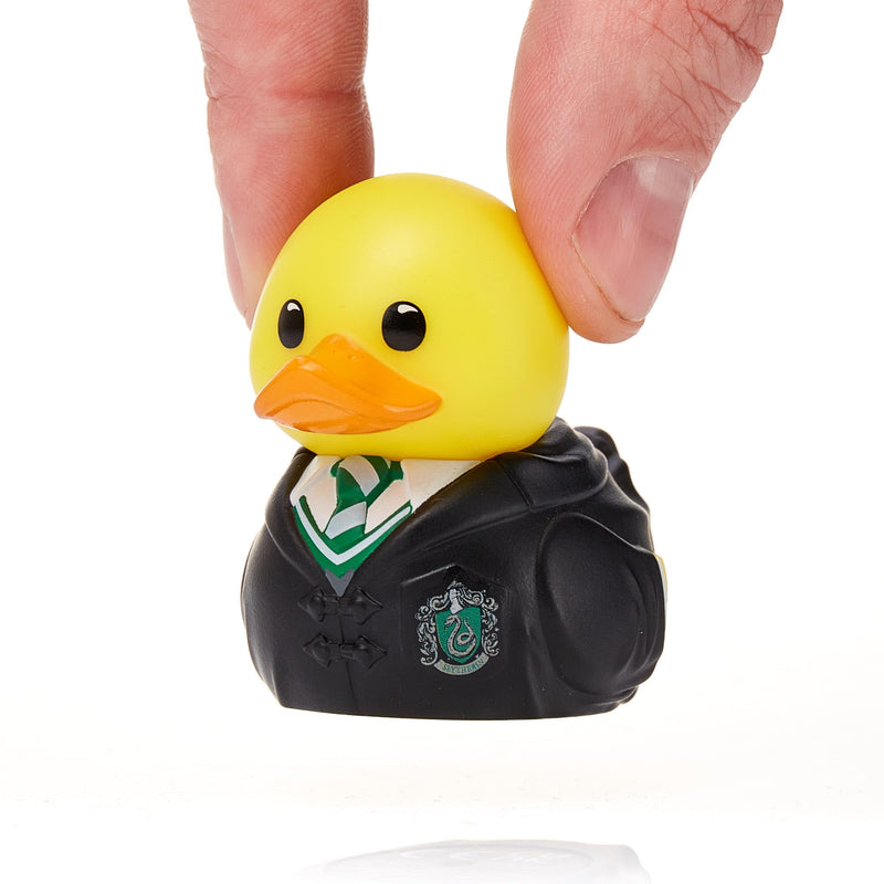 TUBBZ Harry Potter Serpeverde paperella di gomma 3.5cm Mini | Merchandising ufficiale Harry Potter libri, film fantasia .Mini Serpeverde Vinile Anatra con la bacchetta Scatola per regali
