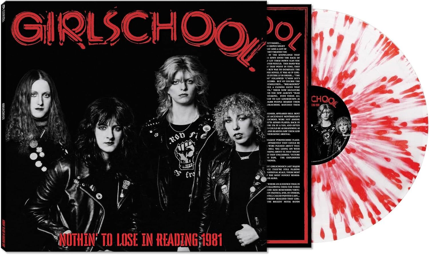 Nothin` To Lose In Reading 1981Red White Splatter