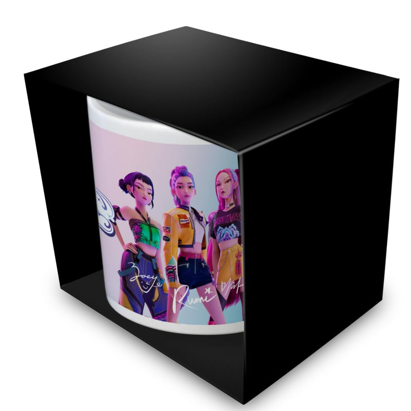 K Pop Demon Hunters Huntrix White Pod Mug - One Size