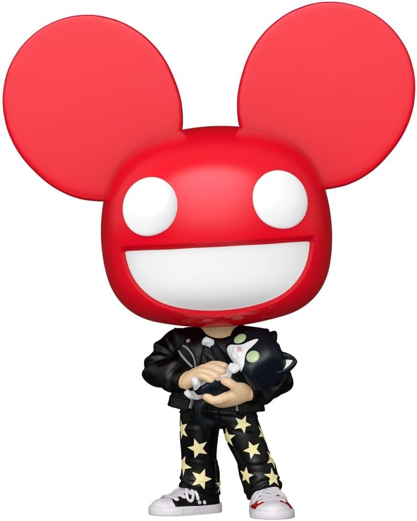 Funko POP! Rocks: Deadmau5 - Deadmau5 with Cat | Gadget Ufficiale - Personaggio in Vinile da Collezione da Esporre - Idea Regalo Compleanno per Fan e Collezionisti