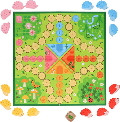 Hurry Home, Hedgehogs!: A Prickly Racing Game | My First Parcheesi (Ludo) Game for Ages 4+, Family Game Night Activity, Easy to Learn Board Game
