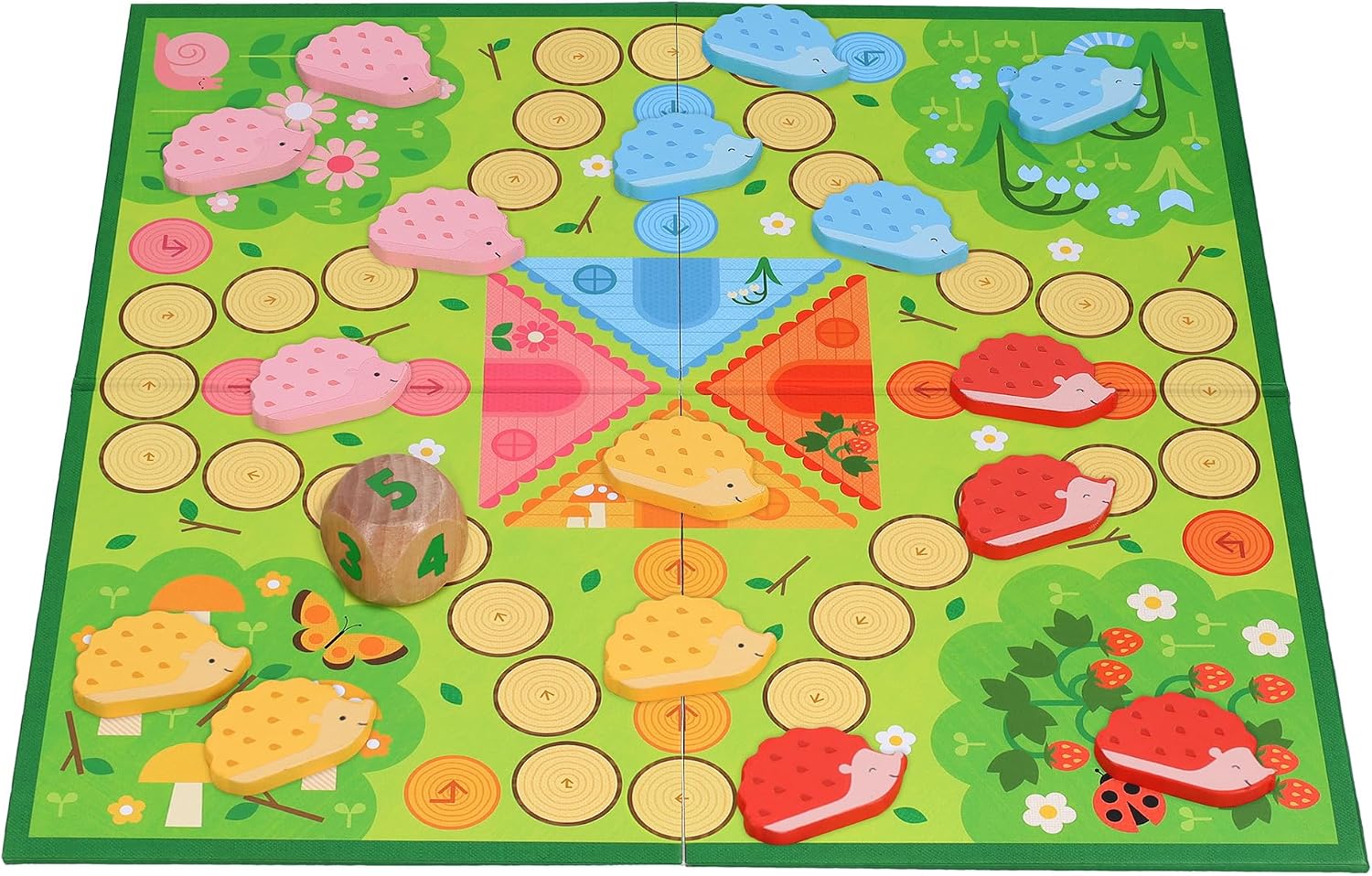 Hurry Home, Hedgehogs!: A Prickly Racing Game | My First Parcheesi (Ludo) Game for Ages 4+, Family Game Night Activity, Easy to Learn Board Game