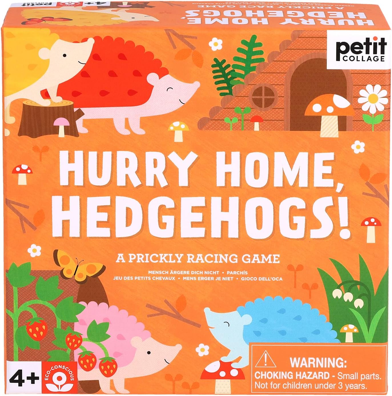 Hurry Home, Hedgehogs!: A Prickly Racing Game | My First Parcheesi (Ludo) Game for Ages 4+, Family Game Night Activity, Easy to Learn Board Game