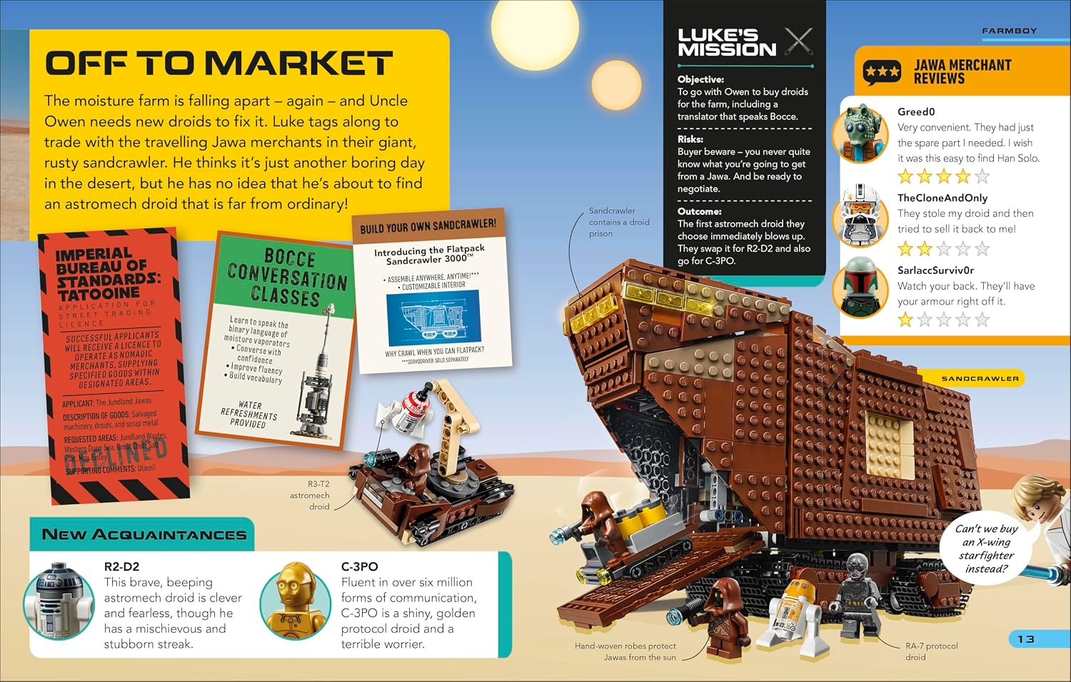 LEGO Star Wars Luke Skywalker's Galactic Adventures: Subtitle: With Luke Skywalker Minifigure