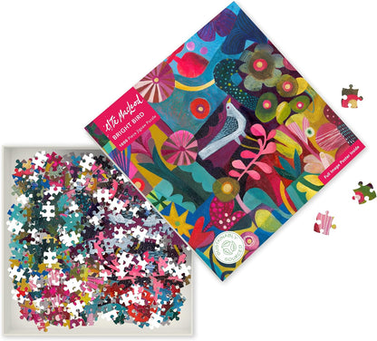 Adult Sustainable Jigsaw Puzzle Esté MacLeod: Bright Bird: 1000-pieces. Ethical, Sustainable, Earth-friendly