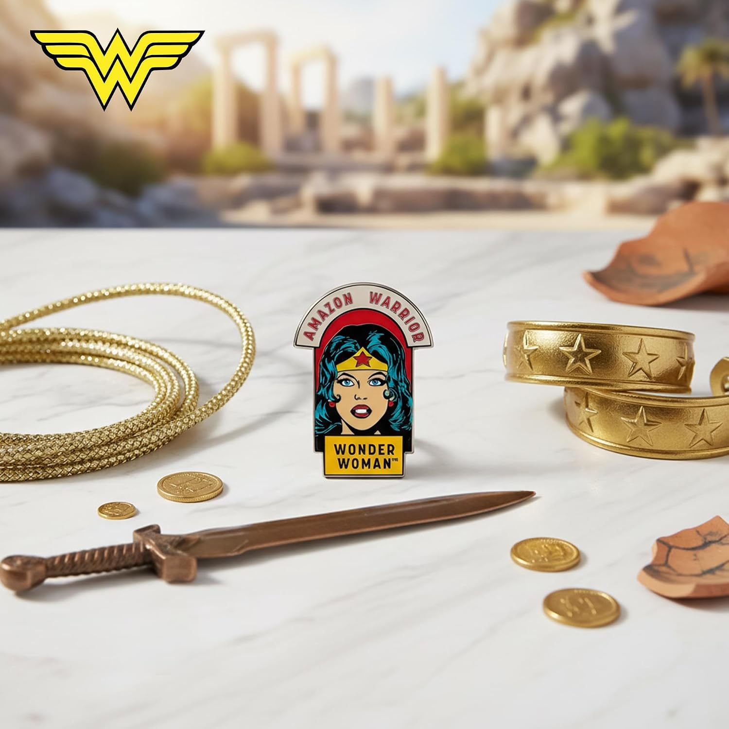 Dc Comics Pin Badge Wonder Woman Amazon Warrior Limited Edition