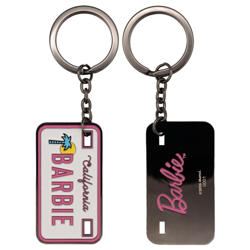 Barbie License Plate Keyring Limited Edition