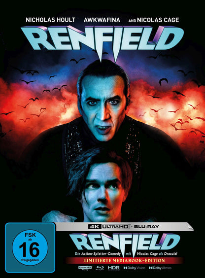 Renfield - Limitierte Mediabook-Edition auf 666 Stück - Cover B (4K Ultra HD