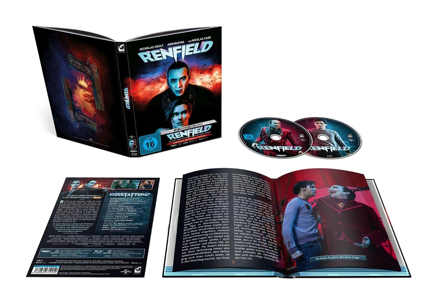 Renfield - Limitierte Mediabook-Edition auf 666 Stück - Cover B (4K Ultra HD