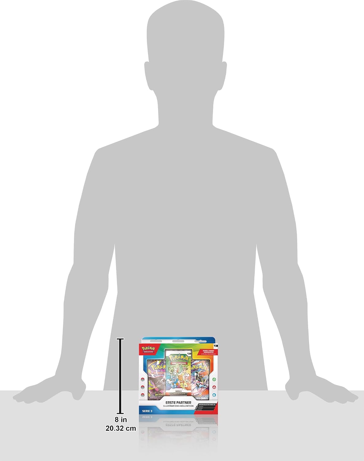 Pokémon-Sammelkartenspiel: Illustrations-Kollektion Erste Partner: Serie 3 (3 Promokarten, 2 Boosterpacks und 1 Stickerbogen