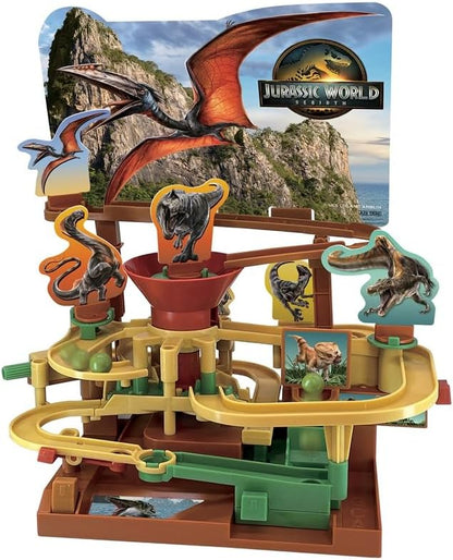 EPOCH Games - 7515 Jurassic World Rebirth Adventure Challenge - Party Game, Party Spiel, Dinosaurier Spielzeug, Brettspiel für Kinder ab 4 Jahren