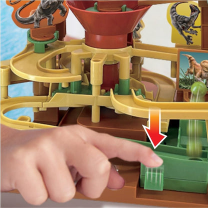EPOCH Games - 7515 Jurassic World Rebirth Adventure Challenge - Party Game, Party Spiel, Dinosaurier Spielzeug, Brettspiel für Kinder ab 4 Jahren