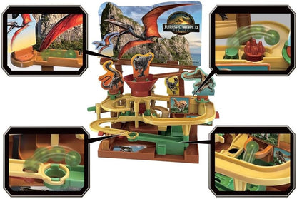 EPOCH Games - 7515 Jurassic World Rebirth Adventure Challenge - Party Game, Party Spiel, Dinosaurier Spielzeug, Brettspiel für Kinder ab 4 Jahren