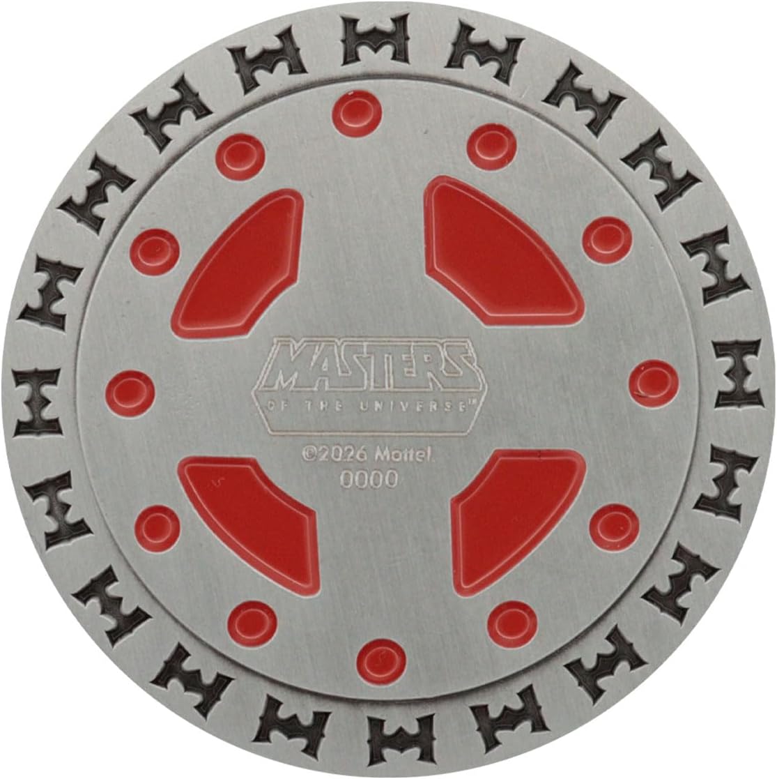 FaNaTtik Masters of the Universe He-Man - Moneta da collezione in edizione limitata, con licenza ufficiale MOTU, numerata individualmente, limitata a 5.000 in tutto il mondo, 38 mm