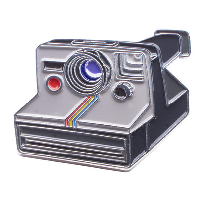 Official Exclusive Polaroid One-Step Rainbow SX-70 Instant Camera Pin Badge