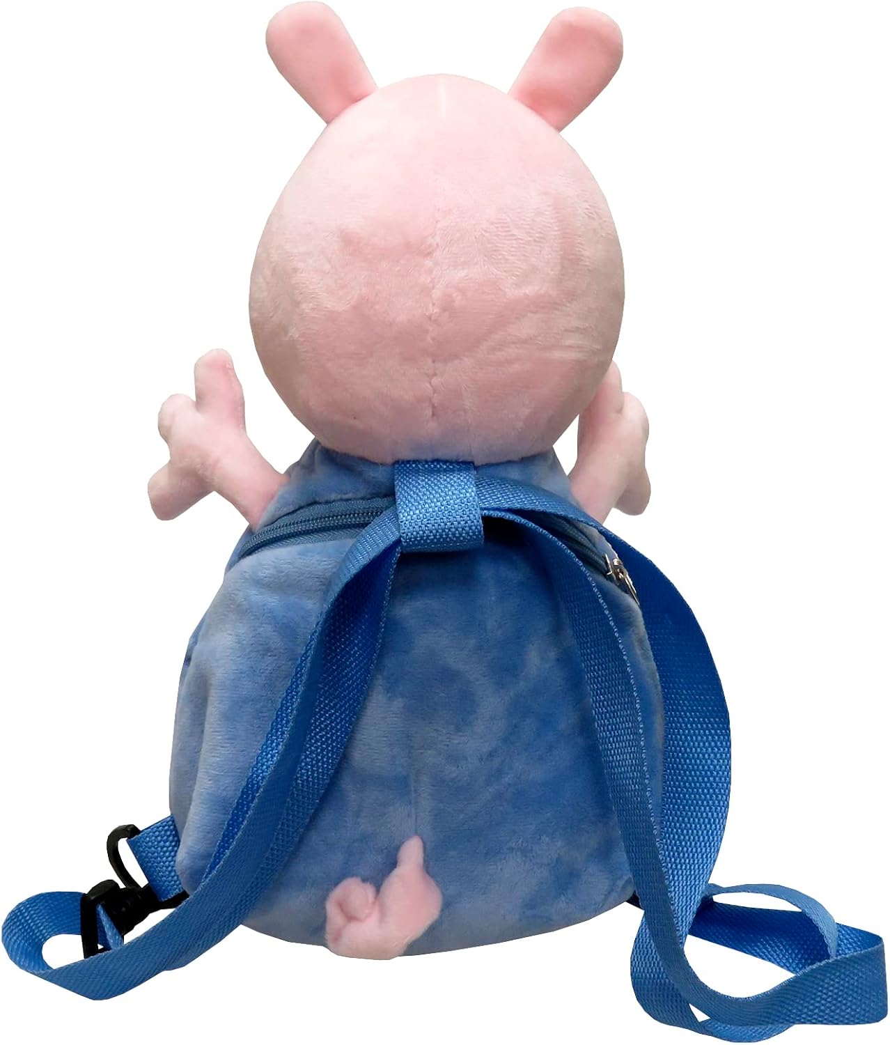 CYP BRAND Peppa Pig Backpack Plush George Pig, 30 x 18 x 18 cm, Blue, Official Product, multicoloured, One Size, Youth Backpack