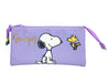 CyP Brands-Snoopy, Pencil Case, Pencil Case, School Supplies, Preschool, Light Waves, Blue, Official Product, berry, One Size