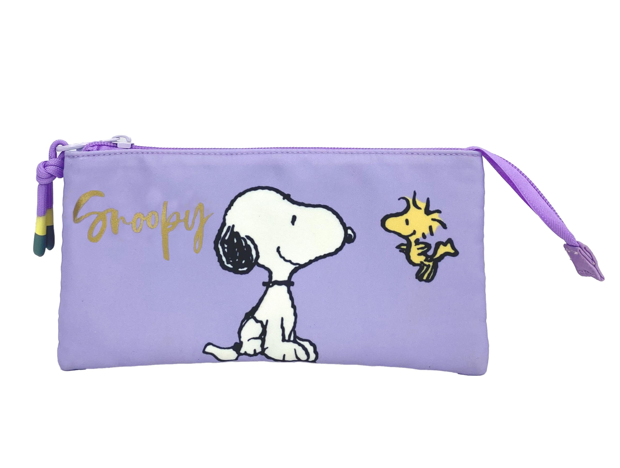 CyP Brands-Snoopy, Pencil Case, Pencil Case, School Supplies, Preschool, Light Waves, Blue, Official Product, berry, One Size