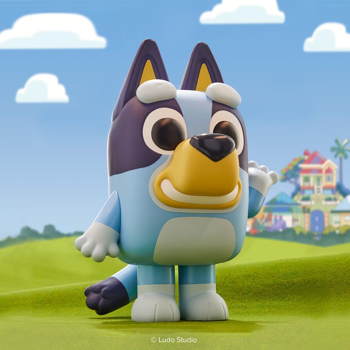 Funko POP! Jumbo: Bluey - Bluey | Official Merch - Collectable Vinyl Figurine for Shelf Display - Birthday Gift Idea for Fans and Collectors