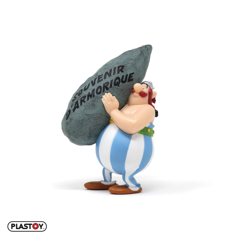 Asterix Pvc Figure Obelix Souvenir From Armorica 9 Cm