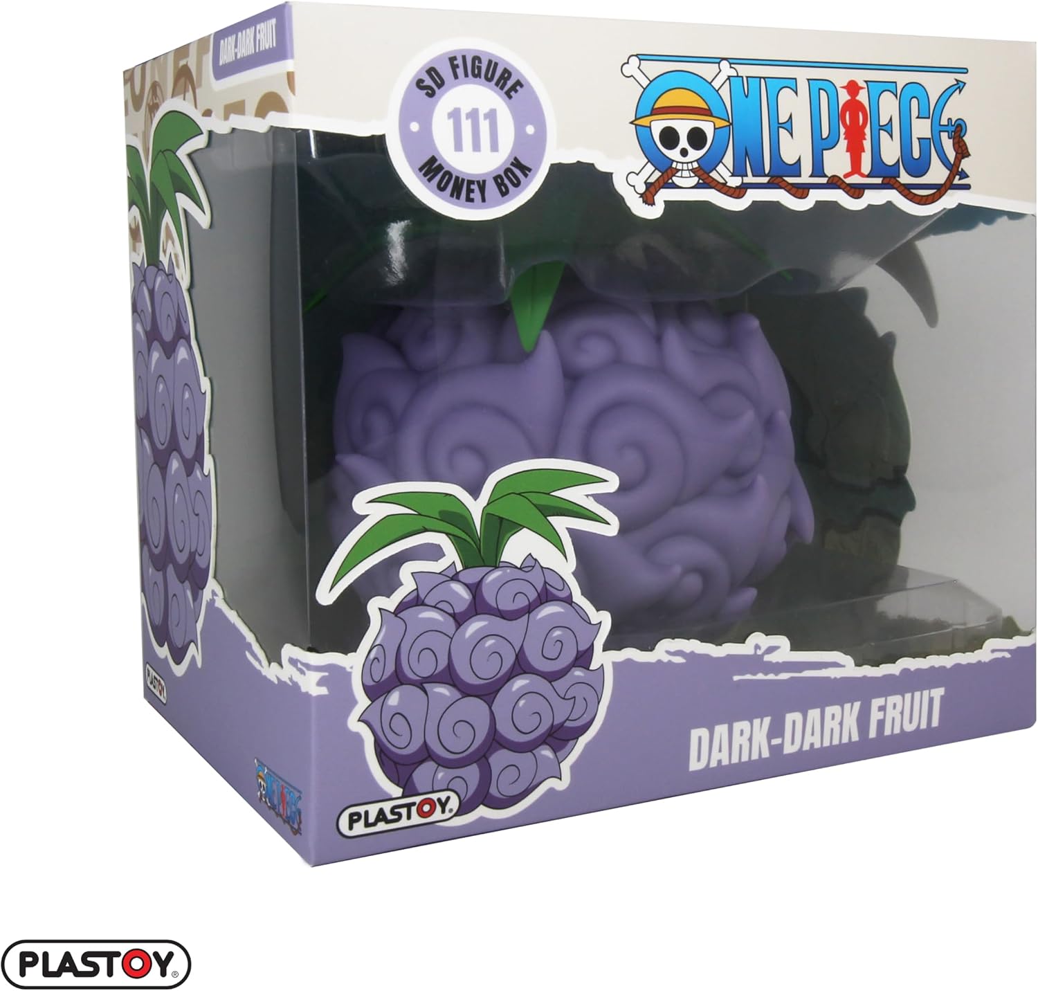 One Piece: Money Box Dark-Dark Fruit 13 Cm
